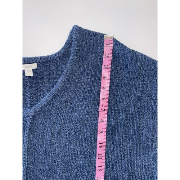 J. Jill Blue Fringe Hem Top - Picture 12 of 16